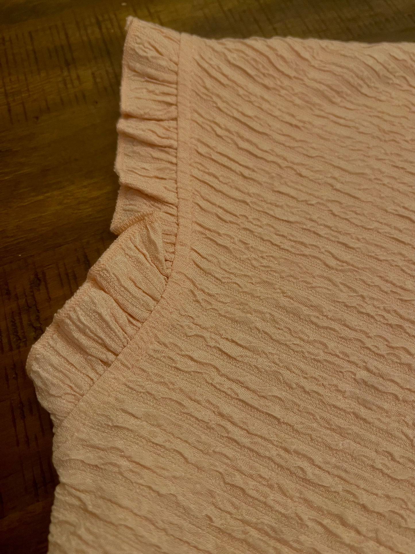 Rose Water Ruffle Shirt