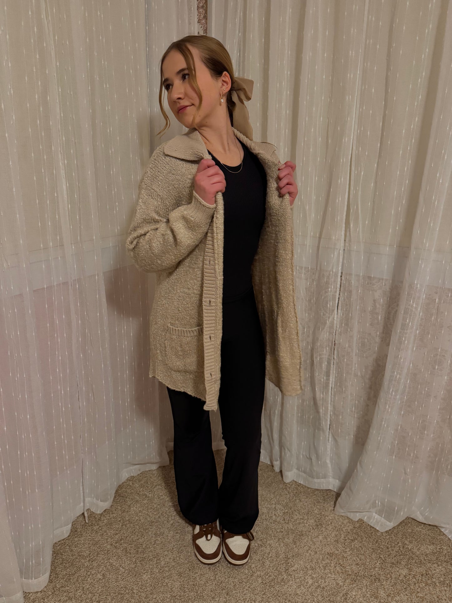 Vanilla Wrapped Cardigan