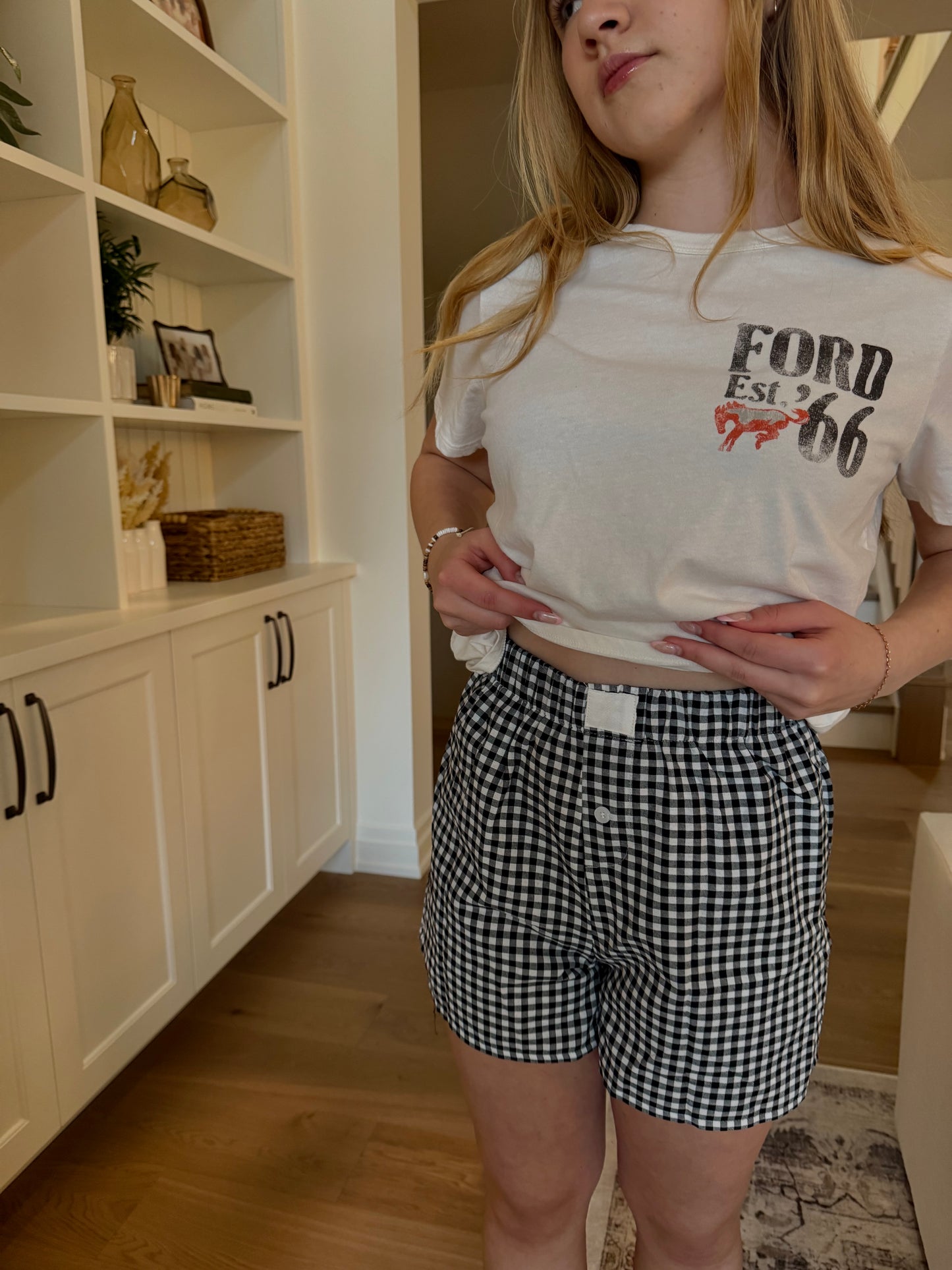 The Checkered Charm Shorts